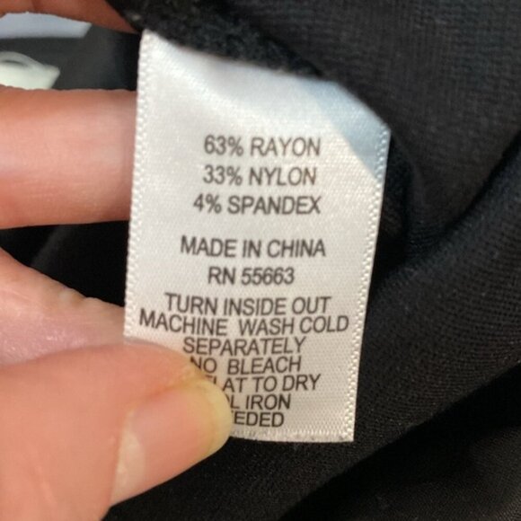 Joie wide leg capris pants Black waist high rise Size xl - Picture 12 of 15